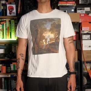 Rick and Morty Men’s T shirt Van Gogh art style